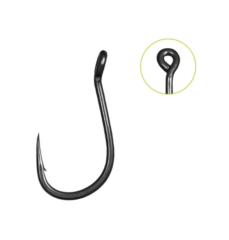 Delphin Thorn Poper Chod Hooks 11 Stück Größe 4 Barbed Angelhaken extra scharf mit Transportbox-Endtackle-JJ-Fishing