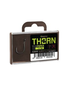 Delphin Thorn Poper Chod Hooks 11 Stück Größe 4 Barbed Angelhaken extra scharf mit Transportbox-Endtackle-JJ-Fishing 2