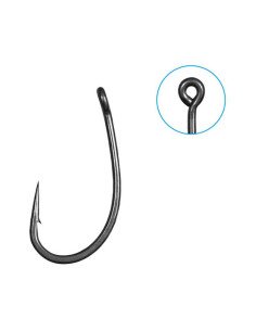 Delphin Thorn Shanker Curve Hooks 11 Stück Größe 8 Barbed Angelhaken extra scharf mit Transportbox-Hook & Co-JJ-Fishing