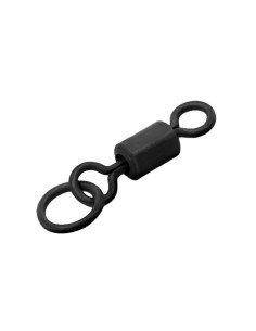 Delphin The End Carp Swivel mit Ring 10 Stück 28 kg Tragkraft Größe 4-Swivels-JJ-Fishing