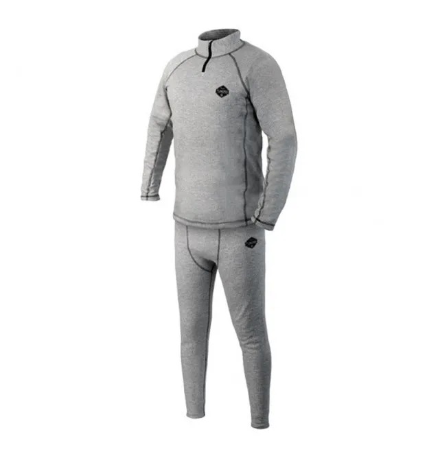Delphin Tundra Aktiv Thermo-Unterwäsche Set S Grau Thermal Underwear-Bekleidungs Sets-JJ-Fishing