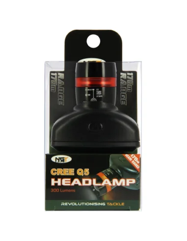 NGT Cree Q5 Kopflampe 300 Lumens Karpfen Lampe mit Zoom-Beleuchtung-JJ-Fishing