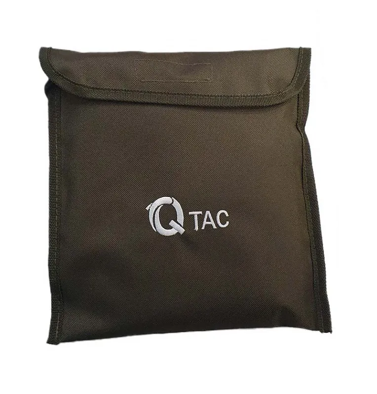 Q-Tac XXL Karpfensack mit Tasche Carp Sack mit Kordelverschluss-Abhakmatten & Wiegeschlingen-JJ-Fishing