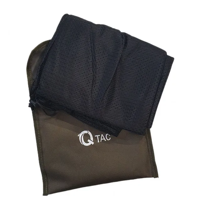 Q-Tac Karpfensack mit Tasche Carp Sack mit Kordelverschluss-Abhakmatten & Wiegeschlingen-JJ-Fishing