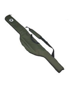 Q-Tac Einzelrutenfutteral 180cm gepolstert Grün für eine 2-teilige 11ft/330cm Angelrute-Rutenfutterale-JJ-Fishing