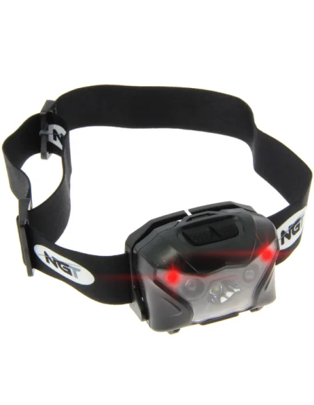 NGT XPR Cree Kopflampe Karpfenangeln mit Akku und Hardcase-Beleuchtung-JJ-Fishing
