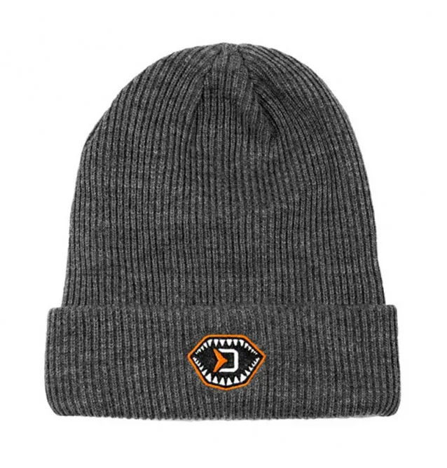 Delphin Atak! Eazy Winterhaube Mütze extra Warm Grau-Kappen & Hauben-JJ-Fishing