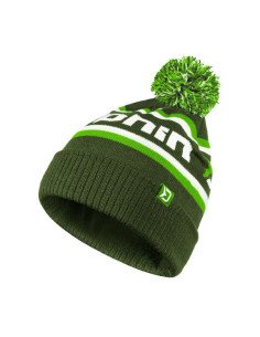 Delphin Retro Winterhaube Mütze Grün/Weiß extra Warm-Kappen & Hauben-JJ-Fishing