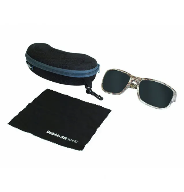 Delphin SG Camou polarisierende Polaroid Sonnenbrille Schwimmend mit Hardcase Sunglasses-Polaroid Brillen & Zubehör-JJ-Fishing