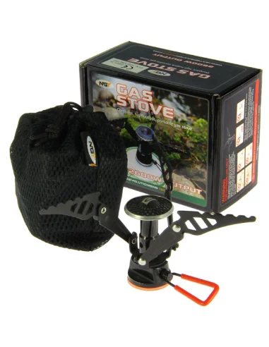 NGT Screw on Stove Gaskocher mit Tasche 2600 Watt Kocher Camping-Outdoor Cooking-JJ-Fishing