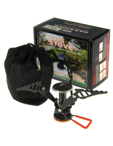 NGT Screw on Stove Gaskocher mit Tasche 2600 Watt Kocher Camping-Outdoor Cooking-JJ-Fishing