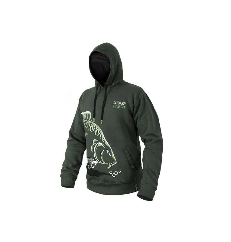 Delphin Catch Me! Karpfen Hoodie Kapuzenpullover Größe XXXL Carpfishing Boilie-Hoodie, Shirts, Jacken & Co-JJ-Fishing