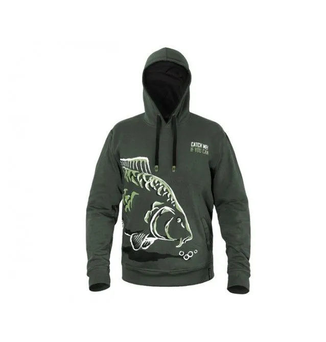 Delphin Catch Me! Karpfen Hoodie Kapuzenpullover Größe XXXL Carpfishing Boilie-Hoodie, Shirts, Jacken & Co-JJ-Fishing