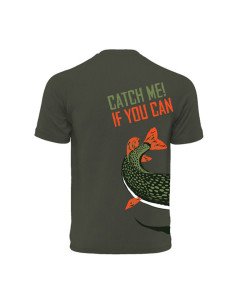 Delphin T-Shirt Catch me! Pike King Size Größe 4XL Predator Hecht-Hoodie, Shirts, Jacken & Co-JJ-Fishing 2
