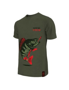 Delphin T-Shirt Catch me! Perch King Size Größe 4XL Predator Barsch-Hoodie, Shirts, Jacken & Co-JJ-Fishing