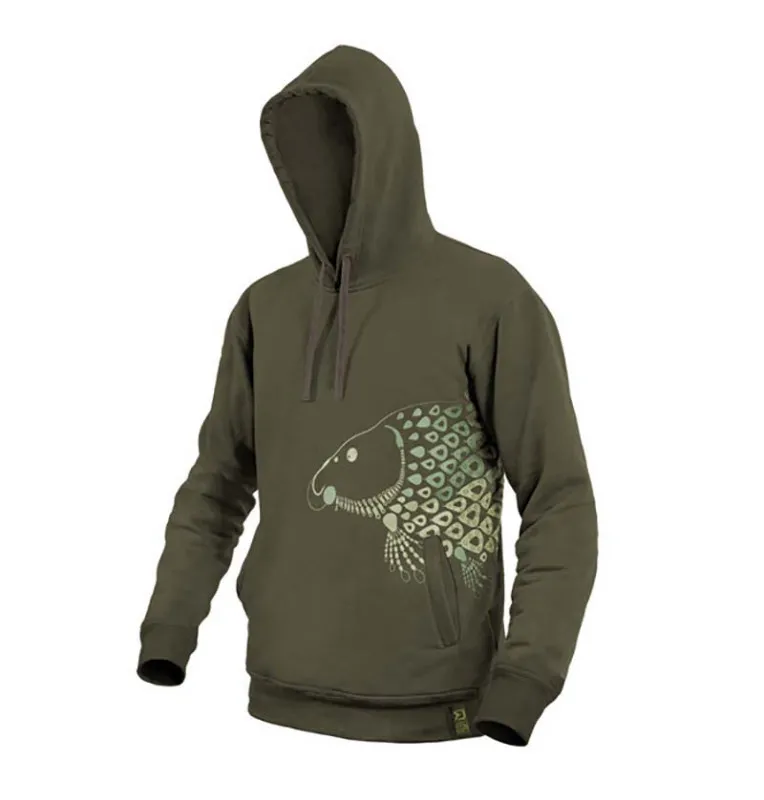 Delphin Tackle Carp Hoodie Größe S Endtackle Karpfen Pullover-Hoodie, Shirts, Jacken & Co-JJ-Fishing