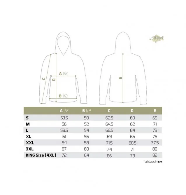 Delphin Tackle Carp Hoodie Größe S Endtackle Karpfen Pullover-Hoodie, Shirts, Jacken & Co-JJ-Fishing