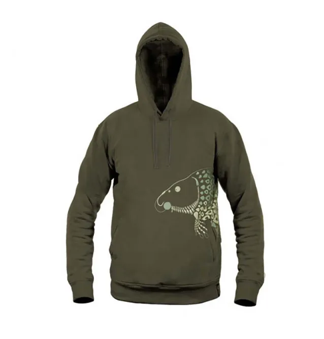 Delphin Tackle Carp Hoodie Größe XXXL Endtackle Karpfen Pullover-Hoodie, Shirts, Jacken & Co-JJ-Fishing