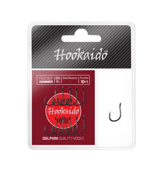 Delphin HKD Hammer Hooks 10+1 Stück Größe 12 Angelhaken-Endtackle-JJ-Fishing