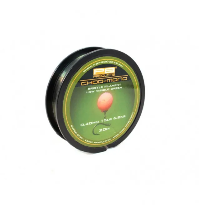 PB Products Chod Mono 20lb 0,45mm 20m Vorfachschnur-Schnüre-JJ-Fishing