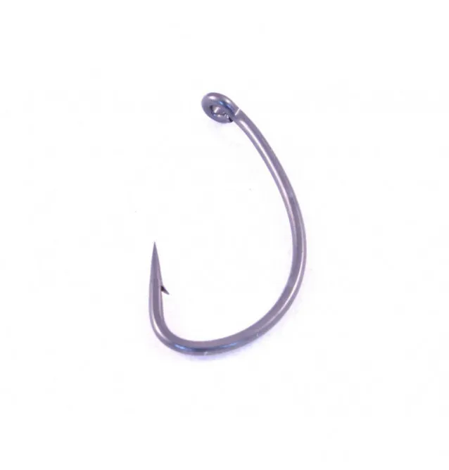 PB Products Curved KD Haken Barbed mit DBF-Beschichtung 10 Stück Größe 8 Angelhaken-Endtackle-JJ-Fishing