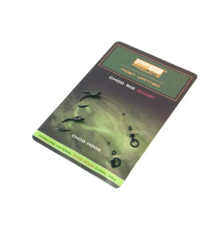 PB Products Chod Rig Short 2 pieces 20lb size 4 pre-fans-Endtackle-JJ-Fishing