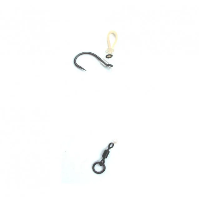 PB Products Chod Rig Barbed 2 Stück 27lb Größe 6 Vorfächer-Endtackle-JJ-Fishing