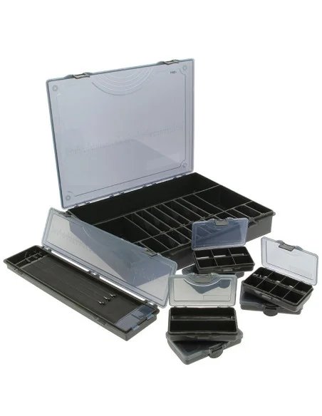 NGT 7 + 1 Large Deluxe Storage Tackle Box with Six Bit Boxes and Hair Rig Holder-Tackle Boxen-JJ-Fishing