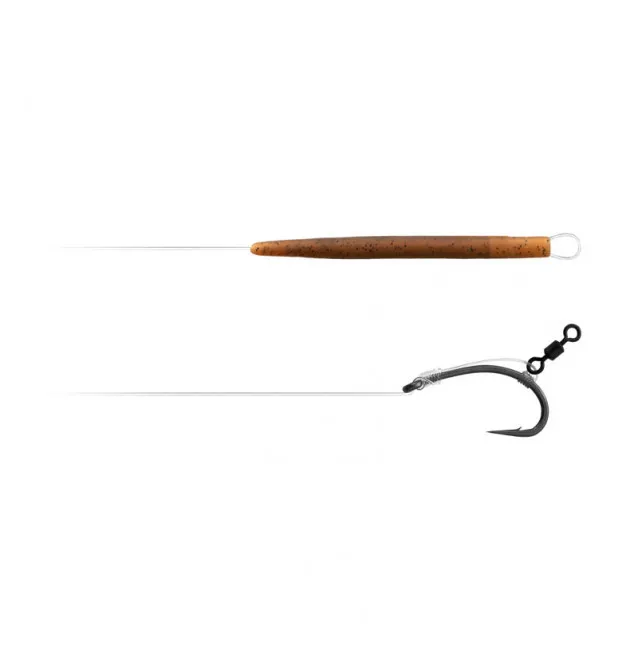 Delphin The End D-Rig 2 Stück 20cm 17lb Größe 6 Vorfächer-Vorfächer-JJ-Fishing