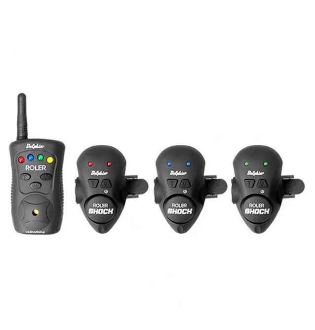 Delphin Roler Shock 3+1 Welsbissanzeiger Set Catfish Bitealarm-Bissanzeiger & Bobbins-JJ-Fishing