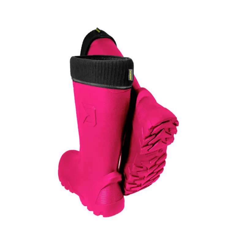 Delphin Bronto Queen Gummistiefel 36 Pink Boots gefütterte Thermostiefel-Schuhe-JJ-Fishing