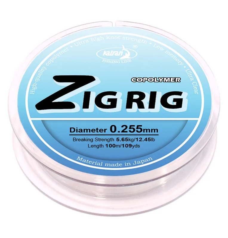 Katran Zig Rig Angelschnur 0,255mm 5,65kg 100m Fishing Line Floating Edition-Schnüre-JJ-Fishing