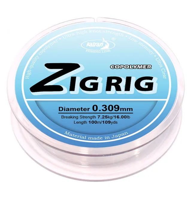 Katran Zig Rig Angelschnur 0,309mm 7,25kg 100m Fishing Line Floating Edition-Cords-JJ-Fishing