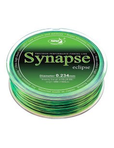 Katran Synapse Eclipse 0,234mm 4,33kg 1300m sinkende Fishing Line Angelschnur Neon + Black Edition-Schnüre-JJ-Fishing