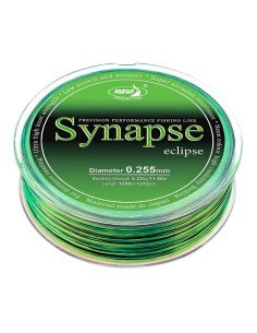 Katran Synapse Eclipse 0,255mm 5,22kg 1200m sinkende Fishing Line Angelschnur Neon + Black Edition-Schnüre-JJ-Fishing