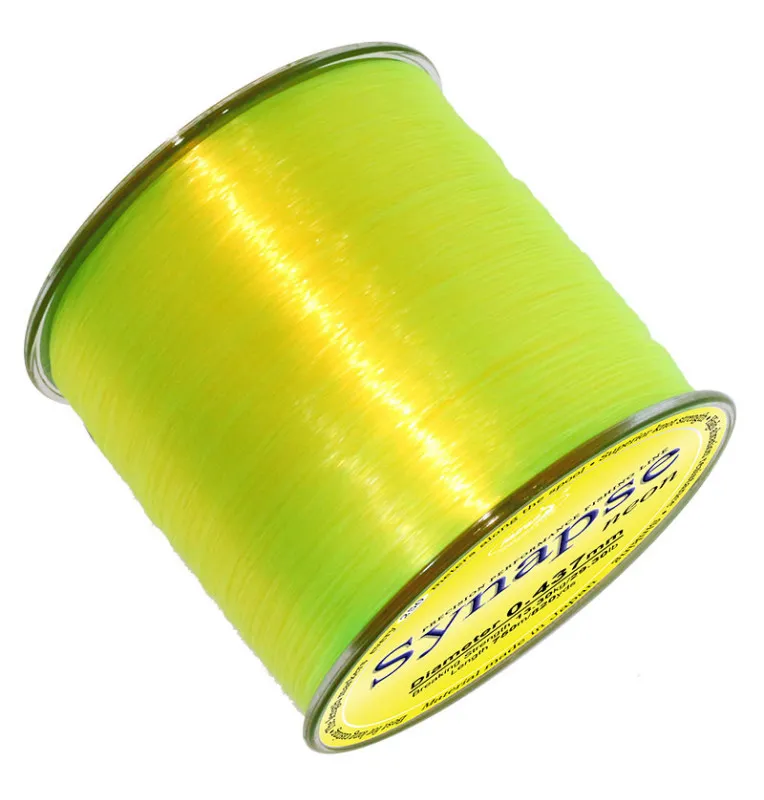 Katran SYNAPSE Neon 0.437mm 13,30Kg 750m Fishing Line Angelschnur Fluo Edition Sinkend-Cords-JJ-Fishing
