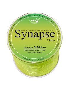 Katran Synapse Citron 0,261mm 5,15kg 1000m Gelb sinkende Fishing Line Angelschnur-Schnüre-JJ-Fishing