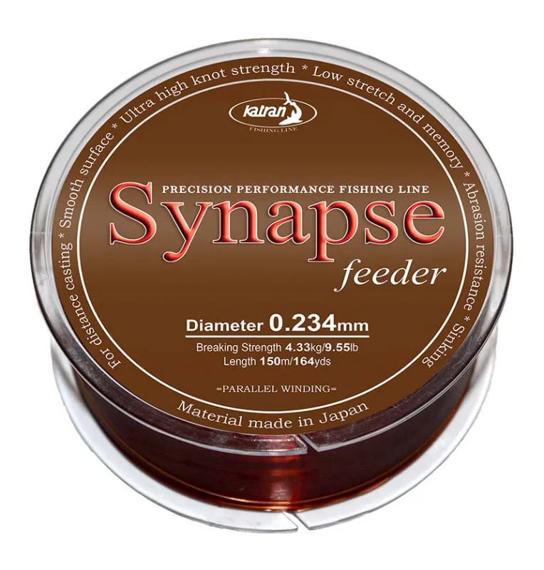 Katran Synapse Feeder 0,234mm 4,33kg 150m sinkende Fishing Line Angelschnur-Schnüre-JJ-Fishing