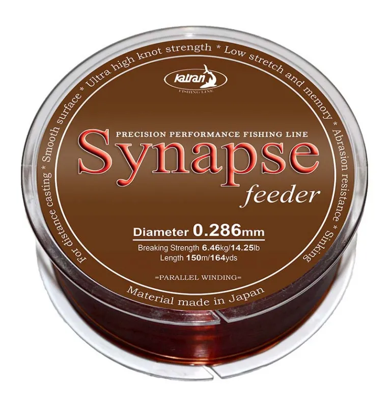 Katran Synapse Feeder 0,286mm 6,46kg 150m sinkende Fishing Line Angelschnur-Schnüre-JJ-Fishing