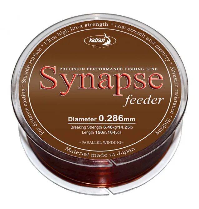 Katran Synapse Feeder 0,286mm 6,46kg 150m sinkende Fishing Line Angelschnur-Schnüre-JJ-Fishing