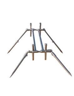 Holdcarp Brilliant Rod Pod+ LONG LEGS für 3 Ruten mit verstellbaren Buzzbars Fully Adjustable stainless steel Rod Pod-Tackle ... 2
