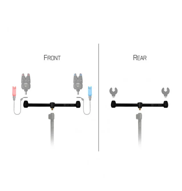 Delphin SimpleBuzz Bar für 2 Ruten 30cm Rutenauflage-Startseite-JJ-Fishing