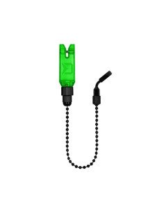Delphin Pendelbissanzeiger ChainBlock Grün mit Knicklichtfach Chain Indicator-Bissanzeiger & Bobbins-JJ-Fishing