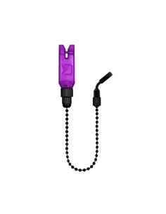 Delphin Pendelbissanzeiger ChainBlock Violett mit Knicklichtfach Chain Indicator-Bissanzeiger & Bobbins-JJ-Fishing